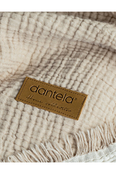 Dantela Camino 100% βαμβακερό κάλυμμα κρεβατιού μουσελίνας 4 στρώσεων & πικέ ...