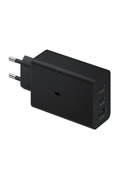 Samsung 3in1 Trio 65w 2xpd + Usba Ev Tipi Şarj Aleti 3 Çıkışlı(ep-t6350nbegww) Türkiye Garan