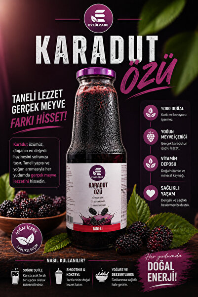 EYLÜLZADE TANELİ KARADUT ÖZÜ 1350 gr