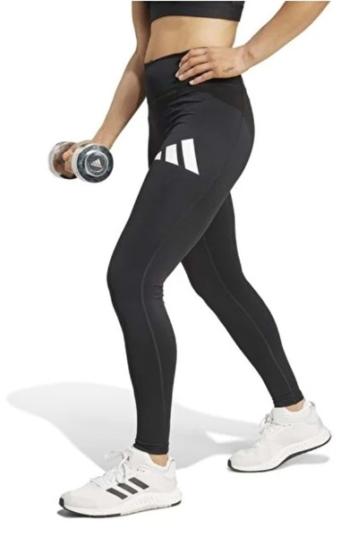 adidas Trenerke sa velikim logotipom, duge JG3941 leggins za žene, CRNE