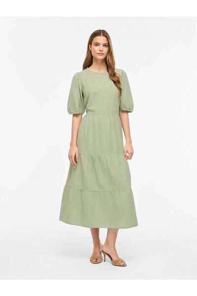 VILA Maxikleid VIPRISILLA Kurzarm