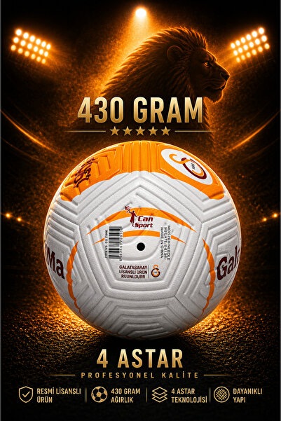 Galatasaray LİSANSLI PREMİUM ORJİNAL FUTBOL TOPU YENİ SEZON 430 GR 5 NO FUTBOL TOPU ÖZEL SERİ