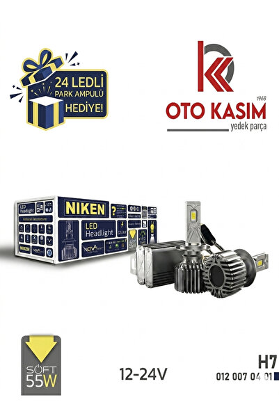 Niken Nova Soft 20.000 Lümen 55w Orijinal Barkodlu Ürün Led Park Ampulü Hediy...