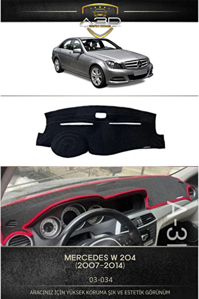 A3D TORPİDO KORUMA Mercedes Benz W204 Dashboard Protection Protective Cover C...