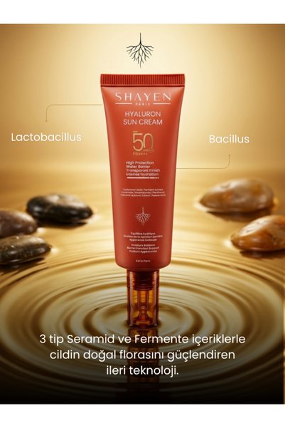 Shayen Paris Hyaluron Sunscreen - Spf50 - Brightening, Anti-Blemish, Intensive Moisturizer |   Micro Ferment Technology 50ml
