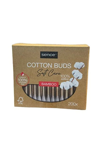 SENCE Patyczki Higienice Bamboo Cotton, 200 Buc