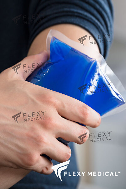 Flexy Medical Termojel Sıcak Soğuk Kompres Jel Buz Paketi, 3 Adet Soğutucu Jel Isıtıcı Jel Kompres 13cmx26cm