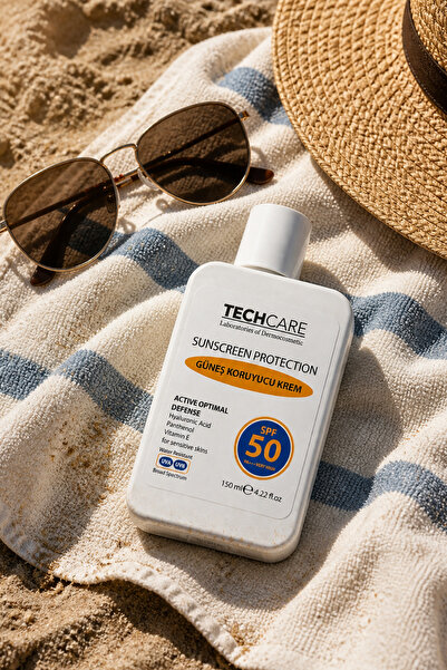 Tech Care SPF 50+ Günlük Yüksek UV Korumalı Yüz Güneş Kremİ 150ML