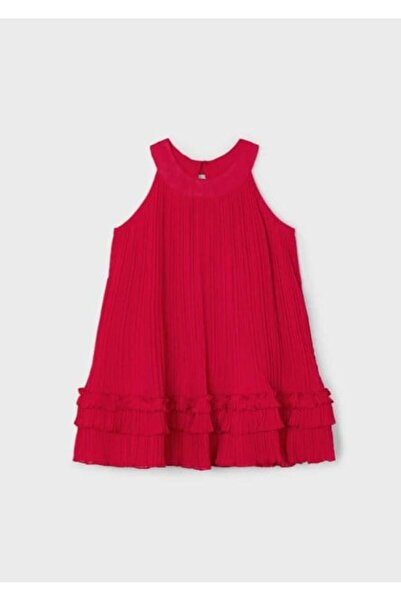MAYORAL Kiz Çocuk 3915 Red Dress Gkm0287