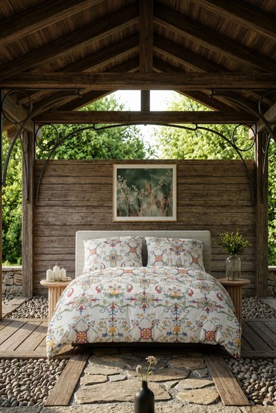 Menderes Home Cotton Collection Çift Kişilik Nevresim Takımı İznik