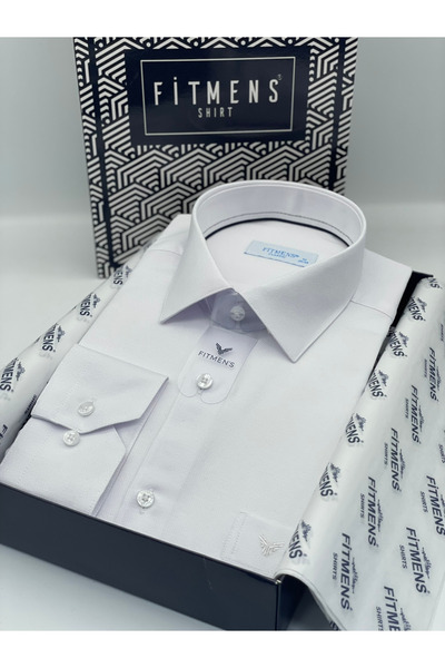 Fitmens Classic Long Sleeve Oxford Gift Boxed Easy Iron Men's Shirt Fs-001254...
