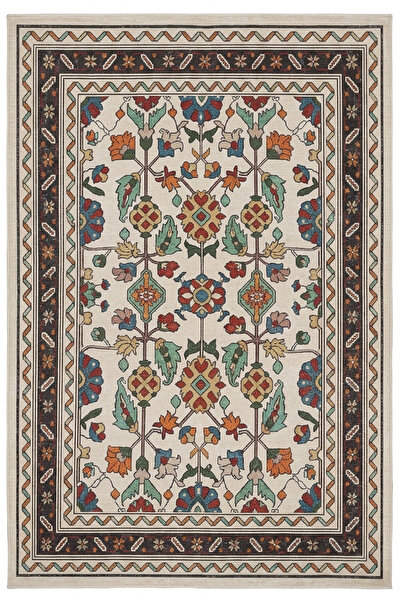 kilim home Covor cu bază anti-alunecare cu model etnic anatolian – Covor deco...