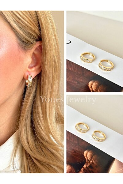316l Steel CM VIP Series 14k Gold Color Luxury Color Gold VIP Series Premium Women's Earrings