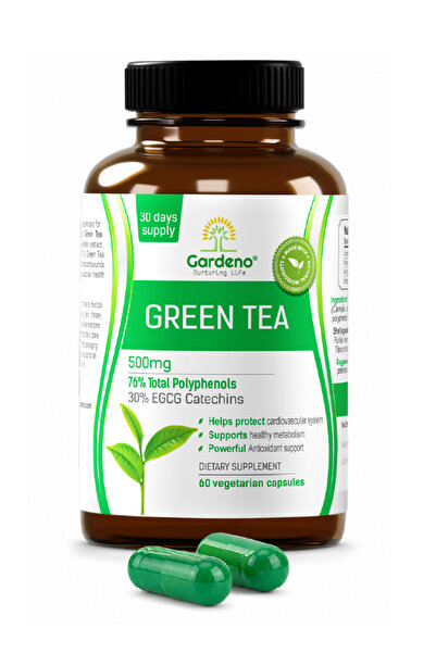 Gardeno Nurturing LIfe Green Tea Extract EGCG 500mg Rich in Polyphenols – Met...