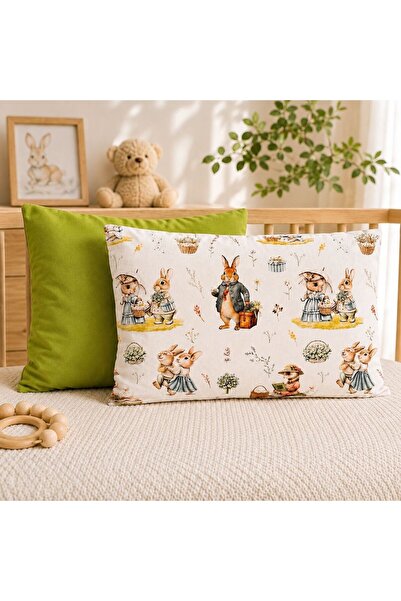 MundoLindo %100 Pamuk 2'li Yastık Kılıfı Bebek&çocuk 35x45 Cm