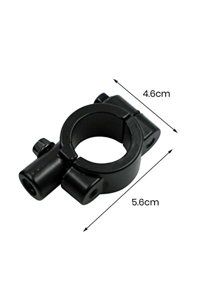 merpa Motosiklet Bisiklet Atv Üniversal Gidon Ayna Kelepçesi 10mm Siyah