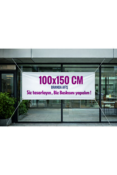 100x150 Cm Branda Baskı - KİŞİSELLEŞTİRİLEBİLİR