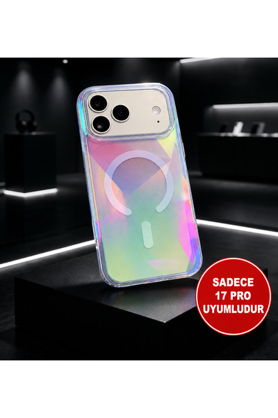 New Season ONLY İPHONE 17 PRO COMPATIBLE Premium Phone Case WITH Prism Hologram...