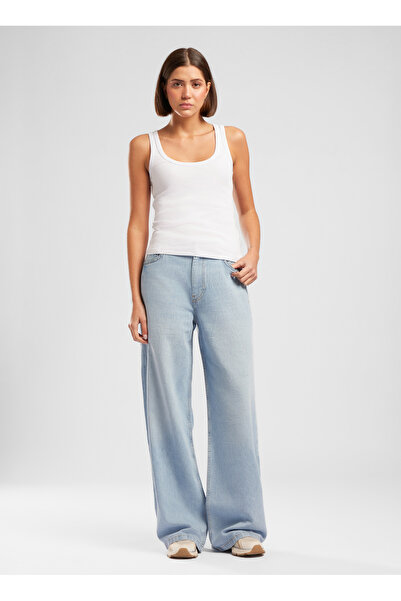 Lee Cooper Açık Mavi Kadın Denim Pantolon 262 LCF 121014 KATE ARTY BLUE