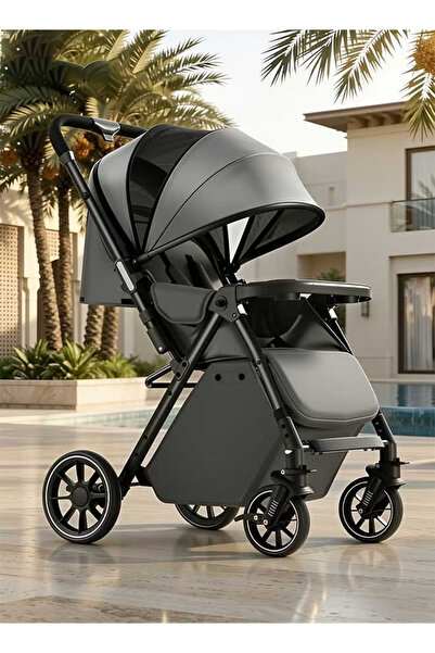 GOG Luxury Two-Way Baby Stroller High-View – Reversible Handle, One-Touch Fold
