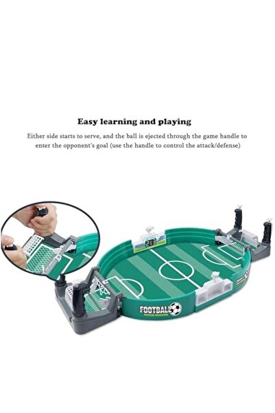 Arabest Table Football Interactive Game with 2 Balls, Desktop Foosball for Ad...