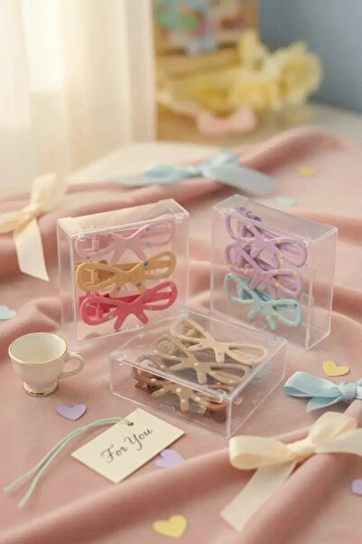Miniso مشابك شعر من السلسلة الأساسية مع صندوق تخزين مرخص (عبوة من 3 قطع) - مد...