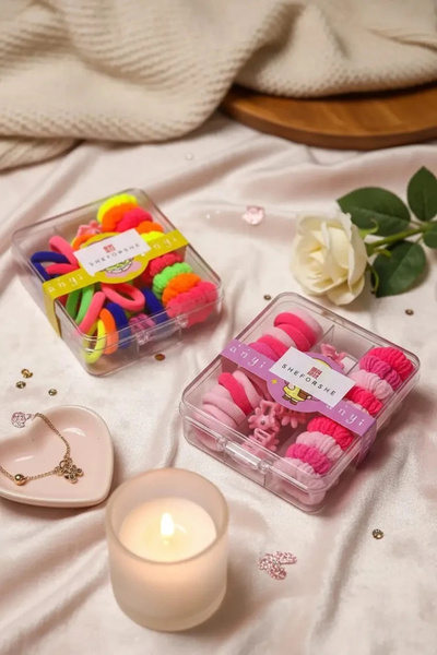 Miniso مجموعة متنوعة من الإكسسوارات الملونة للشعر - مجموعة إكسسوارات شعر ملون...