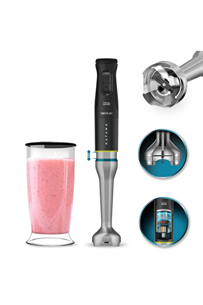CECOTEC Katana 15 TotalDestroy Jar B El Blender 1500W Titanyum Bıçaklı, Buz K...