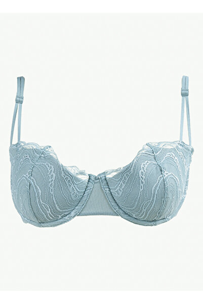 Calvin Klein Mavi Kadın 000QF7922E CK WOMEN Destekli Sütyen