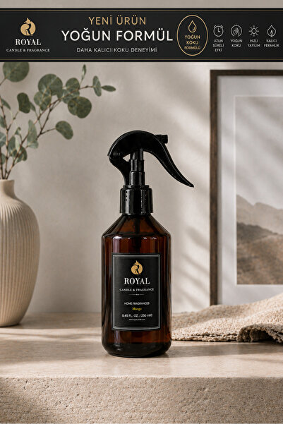 ROYAL MUM Mango 250ml – Yoğun Esanslı Premium Oda ve Kumaş Spreyi – Uzun Süre...