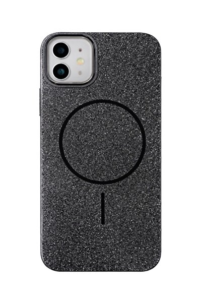 Vissona iPhone 11 Uyumlu Telefon Kılıfı Magsafe Wireless Şarj Özellikli Simli...