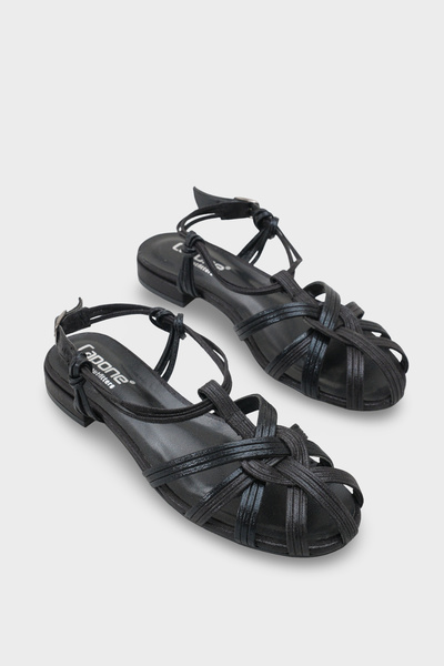 Capone Outfitters Balerini de damă Gwynne Gladiator cu toc scurt