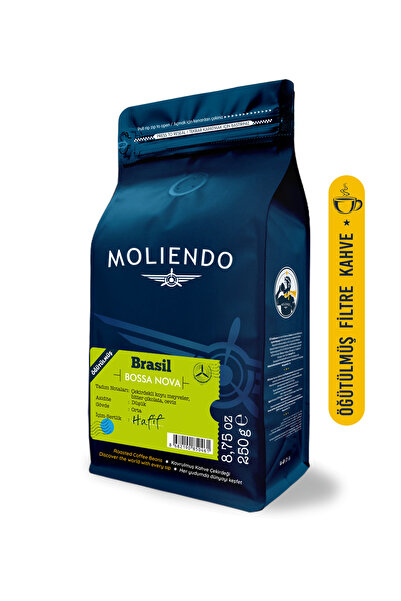 Moliendo Finest Coffee Brasil Bossa Nova Yöresel Kahve (Öğütülmüş Filtre Kahv...