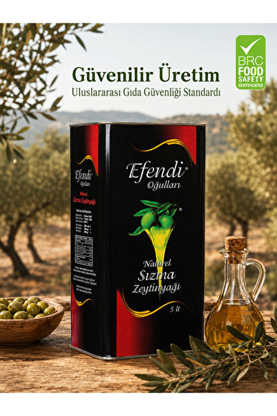Doğal Efendioğulları Naturel Sızma Zeytinyağı 5 Lt