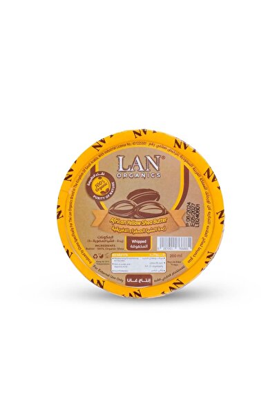 LAN ORGANICS زبدة الشيا الصفراء الأفريقية 200 مل