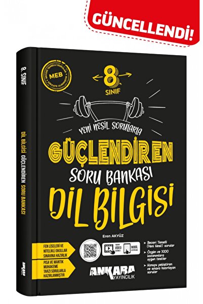 Ankara Yayıncılık 8. Sınıf Dil Bilgisi Güçlendiren Soru Bankası