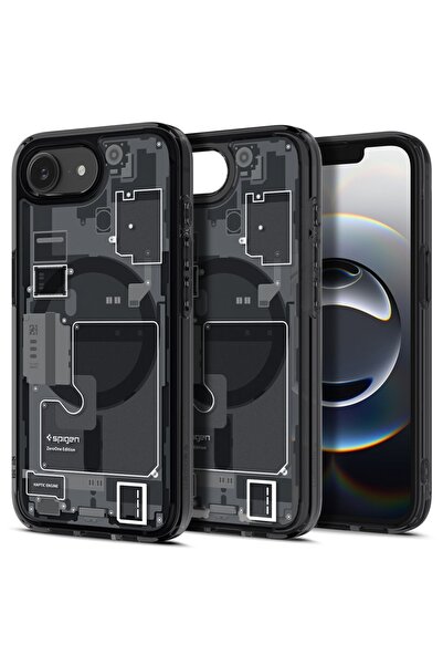 Spigen Carcasă pentru iPhone 16e - Ultra Hybrid Zero One MagSafe - Neagră
