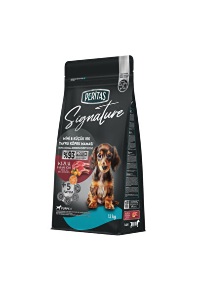 Sİgnature Hrană uscată câini junior talie mică cu miel și orez 12 kg, super p...