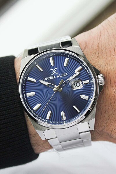 Daniel Klein ساعة يد رجالية بحزام فولاذي DK460674