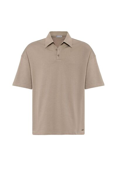 S13 Store Basic polo collar oversize t-shirt