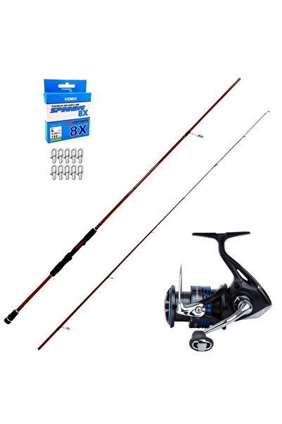 Okuma Red Spin 279cm 10-40gr - Shimano Nexave 3000 Spin Olta Seti