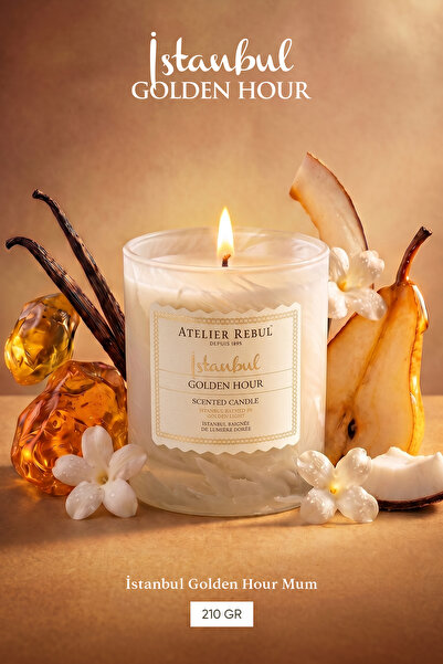 Atelier Rebul İstanbul Golden Hour Mum 210 gr