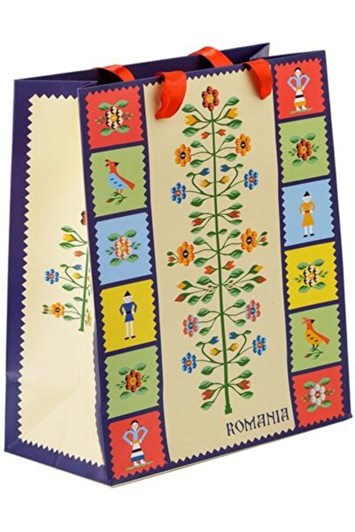 Magnetella Pungă cadou 30x35x10 cm - Arborele Vieții România MB158D5