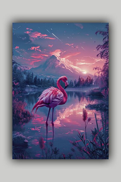 Luna Marissa Αφίσα Flamingo χωρίς πλαίσιο τοίχου