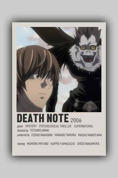 Luna Marissa Αφίσα Anime Death Note - Αφίσα τοίχου χωρίς πλαίσιο