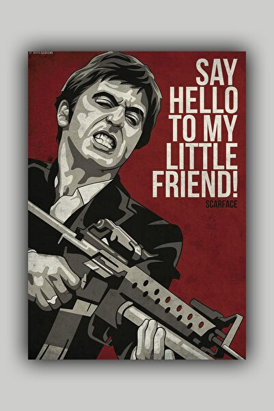 Luna Marissa Film Scarface Poster - Çerçevesiz Duvar Posteri