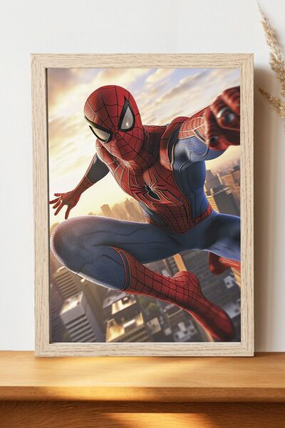 Luna Marissa Spider Man Poster - Çerçevesiz Parlak Kağıt Duvar Posteri