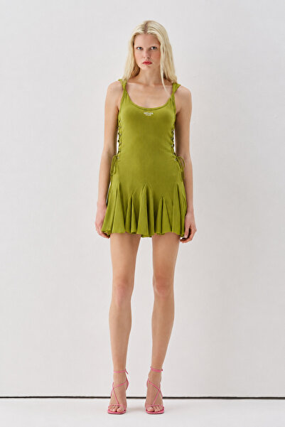 Sagaza Studio Ss6000 Strappy Side Tie Mini Dress