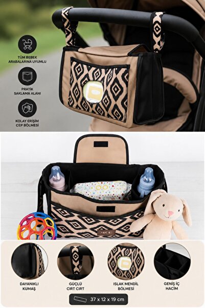 MorPort Organizer Bebek Arabası Çantası (BÜTÜN BEBEK ARABALARINA UYUMLU)37x12x19
