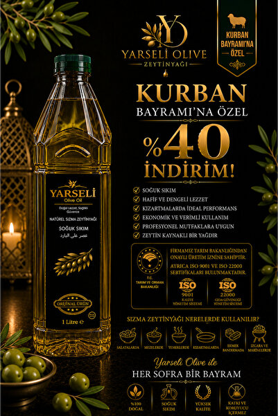 YARSELİ OLİVE OİL Naturel Sızma Zeytinyağı 1 Lt
